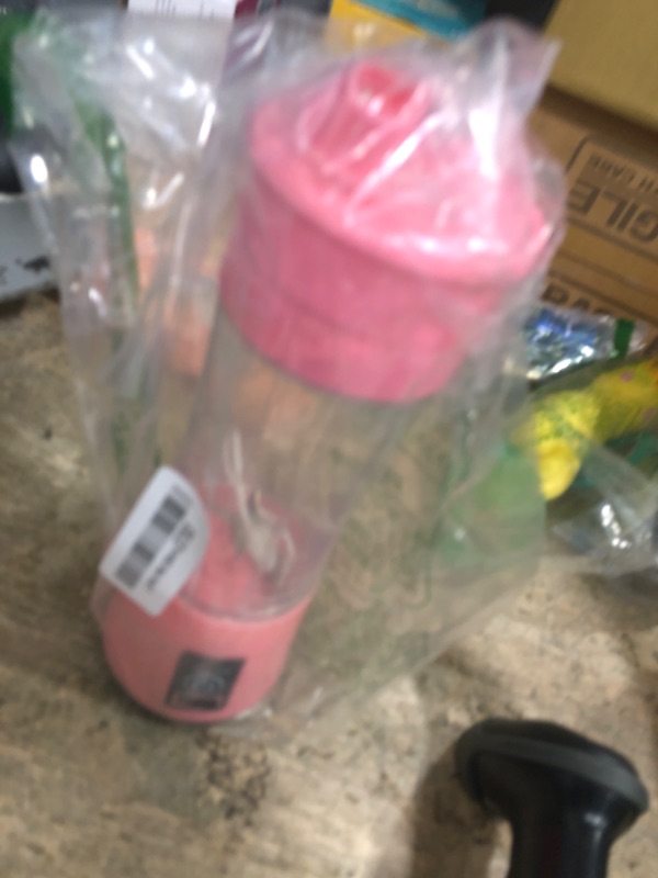 Photo 1 of 12 Oz Cordless Blender for Shakes and Smoothies - Personal Mini Blender for Protein with USB Rechargeable Battery, Stainless Steel Blades, Mini Travel Cup