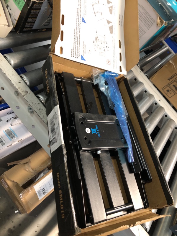 Photo 1 of ***(MISSING PARTS)***USX STAR UL Listed Full Motion TV Wall Mount Bracket for Most 37-86 inch TVs, Swivel Tilt Extension Level TV Mount, Max VESA 600x400mm, Holds up to 132lbs & 16" Wood Studs with Hole Drilling Template