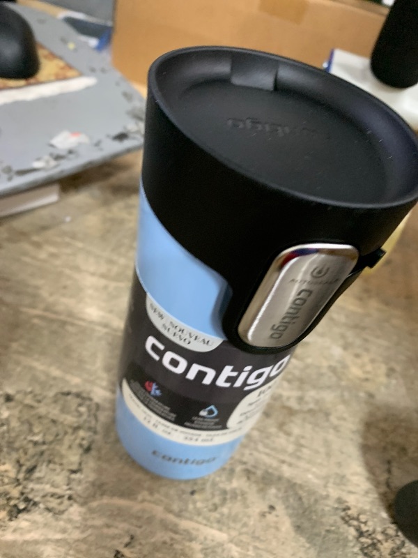 Photo 1 of Contigo AUTOSEAL West Loop Vacuum-Insulated Stainless Steel Travel Mug with Easy-Clean Lid, 12oz, Glacier Frosted Pearl