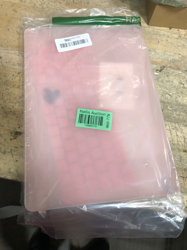 Photo 1 of *CASE ONLY* CISSOOK for MacBook Air 13.6 M4 M3 M2 Case 2025 2024 2022 Release, Plastic Hard Shell & Keyboard Cover & USB Adapter for MacBook Air 13.6 inch A3240 A3113 A2681, Baby Pink