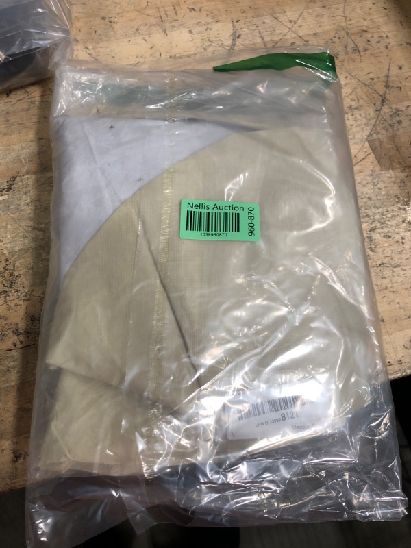 Photo 1 of *BEIGE* Nasitos 2 Pack Vinyl Plastic Table Cloth Rectangle 60x84 Inch-Flannel Backed BEIGE Vinyl Tablecloths, Disposable Tablecloth for Picnic, Wedding, Holiday Dinner, Special Events