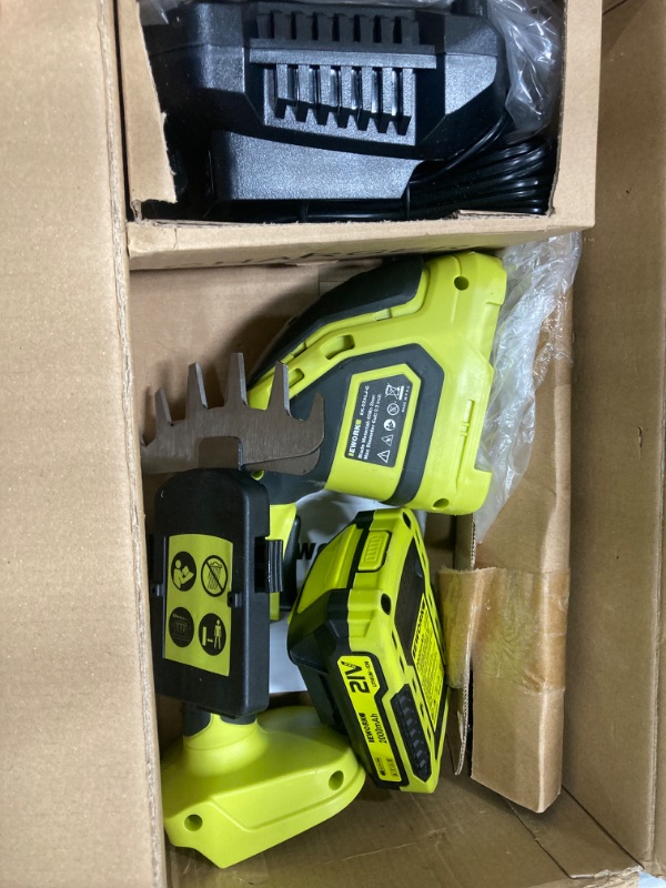 Photo 1 of ***SEE NOTES***
EWORK 2-in-1 Cordless Hedge Trimmer and Grass Shears 21V Handheld Small Electric Bush Trimmer with 2.0Ah Battery and Charger, Battery Powered Shrub Trimmer for Garden, Yard, Lawn Maintenance