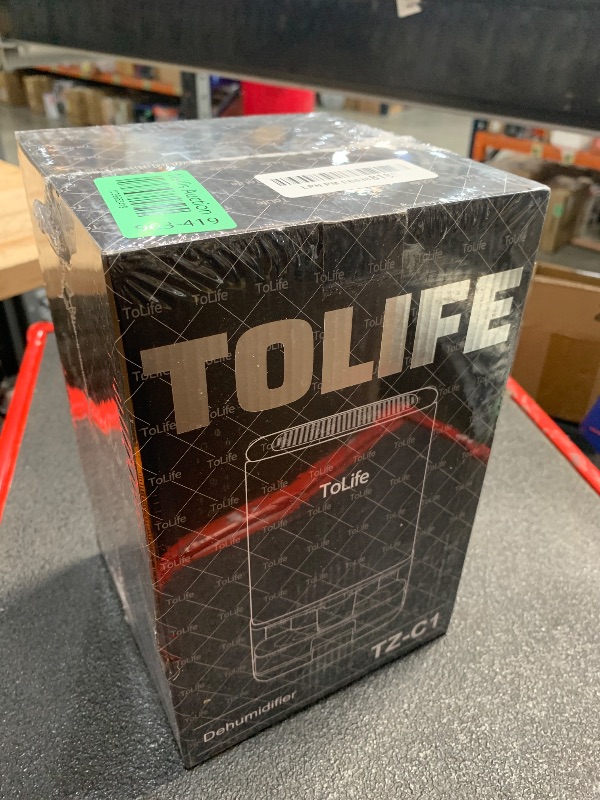 Photo 1 of **FACTORY SEALED** ToLife Dehumidifiers for Home 30 OZ Water Tank with Auto-Off 500 sq.ft Portable Small Dehumidifier for Bathroom Bedroom RV Closet Room 7 Colors LED Light, Black