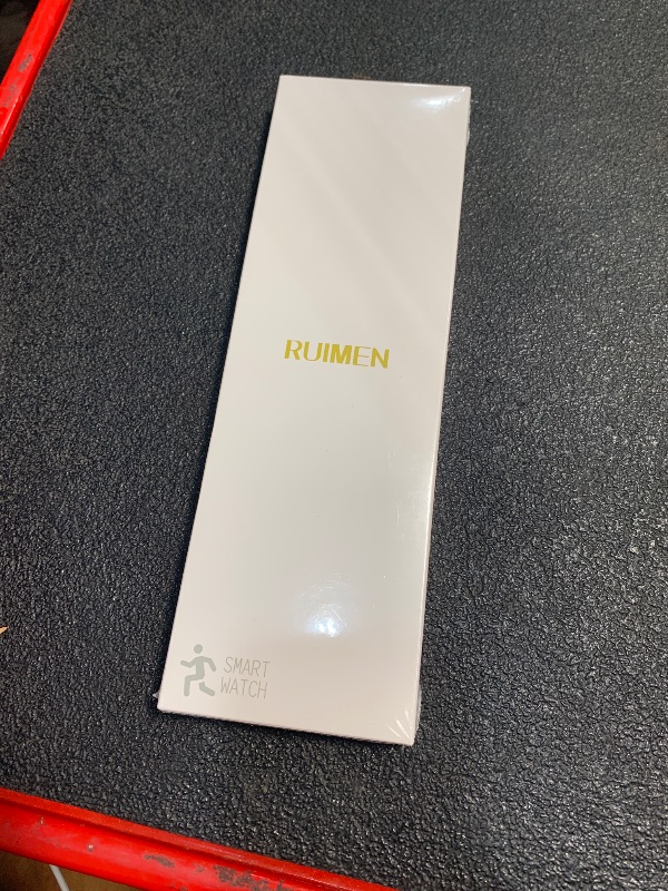 Photo 1 of **FACTORY SEALED** RUIMEN Smart Watches for Women Men (Answer/Make Calls, 2 Bands Included), 1.8" Smartwatch for iOS/Android Phones, Fitness Tracker Heart Rate/Sleep Monitor Digital Watch Waterproof Milky White