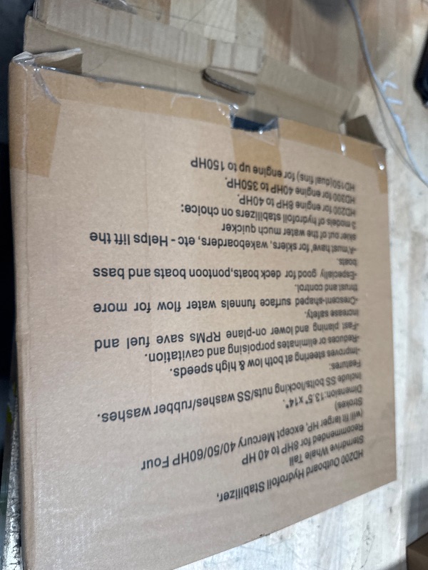 Photo 1 of NorthBoat FO2002 Outboard Hydrofoil Stabilizer for Stern Drives and Outboard Motors fits 8 HP - 40 HP Engines