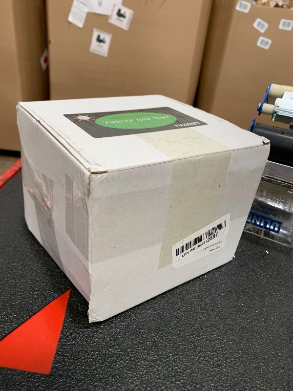 Photo 1 of Natural Jute Rope Thick Hemp Rope (1/2 in x 50 ft) Strong Jute Twine for Crafts Gardening Hammock Home Decorating