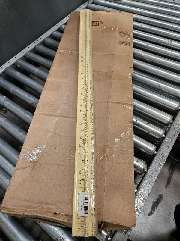 Photo 1 of (Pack of 10) 39" Wood Double-Sided Meter Stick Yardstick/Meterstick Ruler 39 Inches 100 Centimeters Thick High Quality Sticks