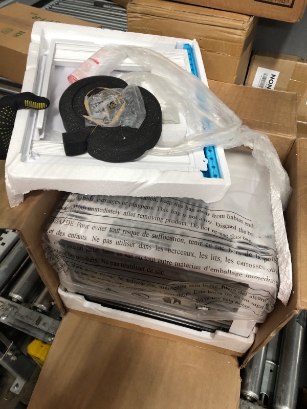 Photo 1 of Amazon Basics Window-Mounted Air Conditioner with Mechanical Control - Cools 150 Square Feet, 5000 BTU, AC Unit