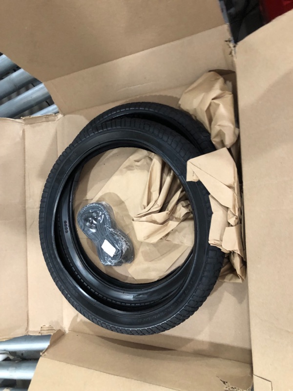 Photo 1 of (2 Sets) 18” x 2.125 Kids Bike Replacement Tires and Tubes - Compatible with Most 18” Kids Bikes Like RoyalBaby, Joystar, and Dynacraft - Made from BPA/Latex Free Butyl Rubber