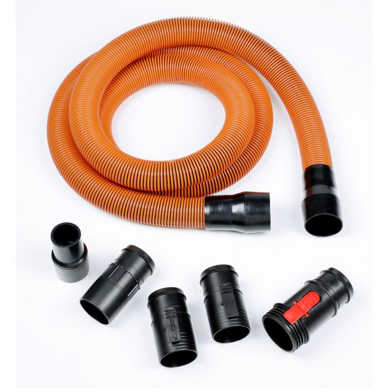 Photo 1 of 1-7/8 in. X 10 Ft. Locking Professional Vacuum Hose Kit Accessory Shop Vacuum Attachments for Wet Dry Vacs
