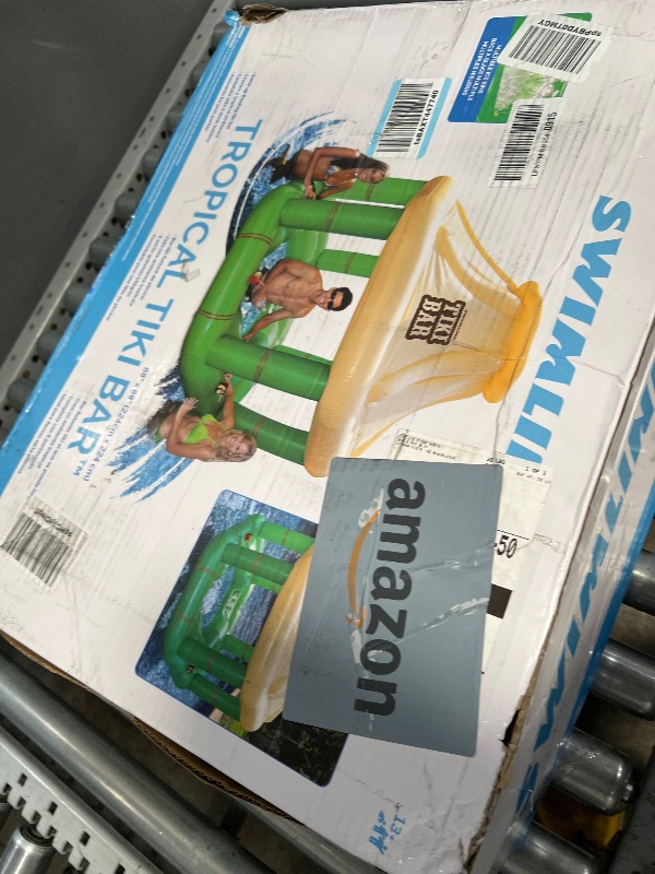 Photo 1 of Swimline Floating Tiki Bar Pool Float,Green