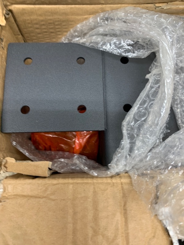 Photo 1 of 4x4 (Actual 3.55"x3.55") Post Caps Tie Bracket,2PCS Heavy Duty Galvanized Steels Pergola Connector Brackets for Wood Posts,Black Post Anchor Inside Mount Bracket