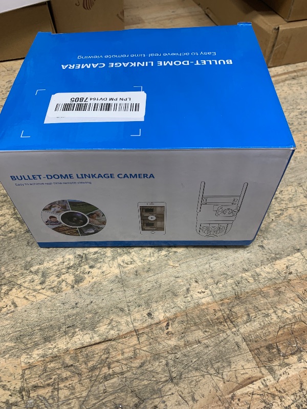 Photo 1 of 8MP Dual Lens PTZ WiFi Security Cameras Outdoor,Wired Power for AI Home Security,Motion Detection, Human Tracking,Color Night Vision,Siren,IP66 Waterproof,2-Way Audio 2.4G WiFi, 24/7 Recording,SD Slot