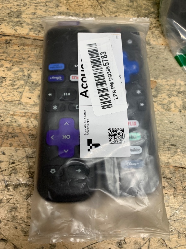 Photo 1 of (Pack of 2) Replacement-Remote-Control for Roku-TV,Compatible for TCL Roku/Hisense Roku/Onn Roku/Philips Roku Smart TVs(Not for Roku Stick and Box)