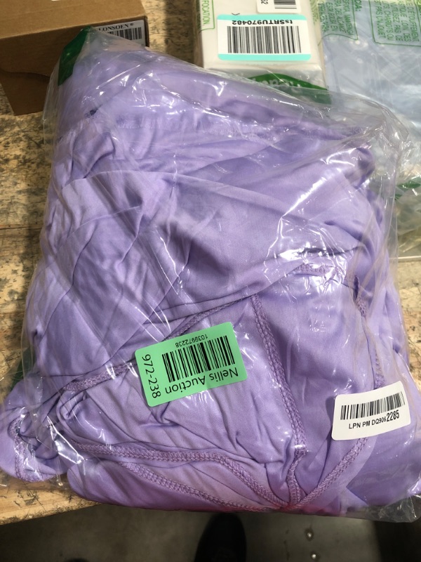 Photo 1 of 10 ft x 10 ft Wrinkle Free Lavender Backdrop Curtain for Parties, Polyester Light Purple Photo Backdrop Drapes 2 Panels 5x10ft for Baby Shower Photoshoot Wedding Birthday Party Photography Curtains