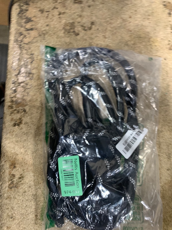 Photo 1 of  Dog Leash, 4/5//6 FT Heavy Duty Nylon Rope Pet Leashes with Comfortable Padded Handle, Reflective Dog Leashes for Small Medium and Large Dogs (5FT-1/2,Black/Black)