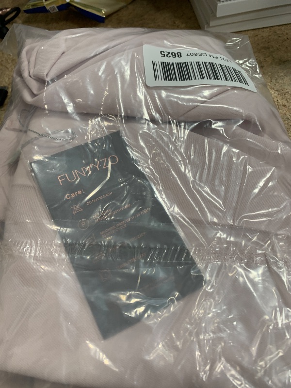Photo 1 of *LIGHT PINK* FUNYYZO Women Suit Pants Wide Leg Pants High Elastic Waisted in The Back Business Work Trousers Long Straight Pink XS