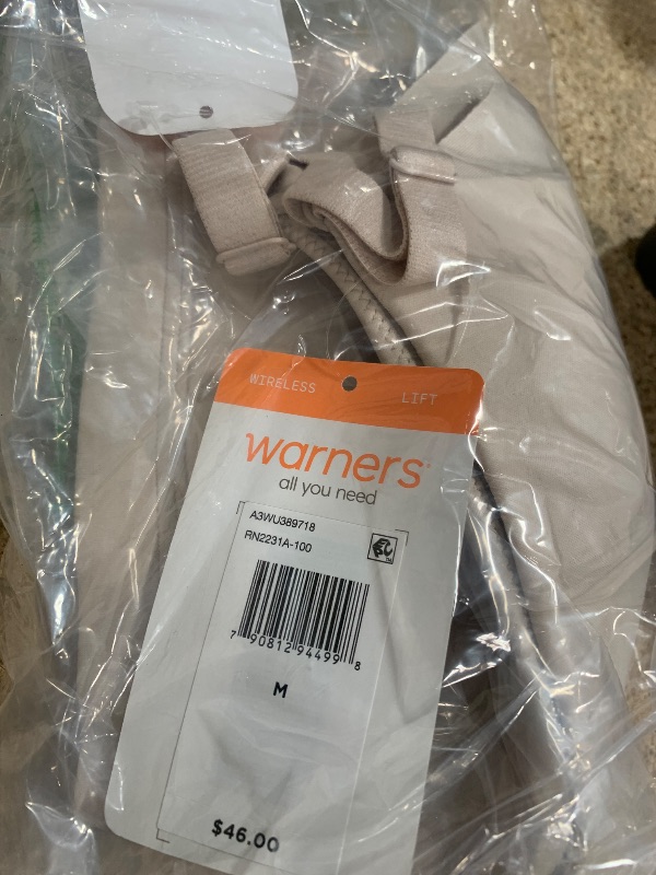 Photo 1 of Warner's womens No Side Effects Underarm and Back-smoothing Comfort Wireless Lift T-shirt Rn2231a T Shirt Bra, Butterscotch, Medium US