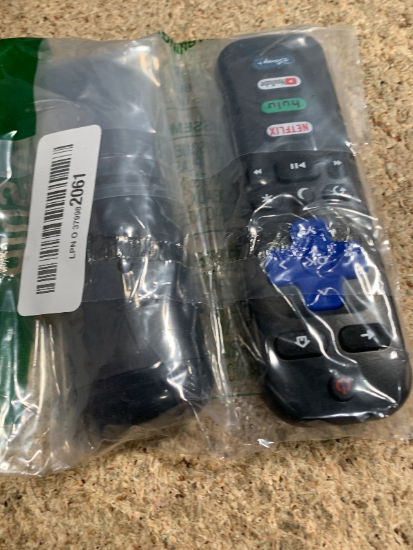 Photo 1 of (Pack of 2) Replacement-Remote-Control for Roku-TV,Compatible for TCL Roku/Hisense Roku/Onn Roku/Philips Roku Smart TVs(Not for Roku Stick and Box)