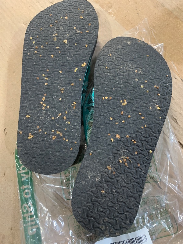 Photo 1 of (see all images) MEGNYA Women's Classic Arch Support Comfortable Pain Relief Flip Flop Sandals, Soft Athletic Mint Size 6
