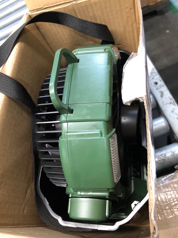 Photo 1 of ElectricWise Portable Misting Fan,4 LED Lights&Stepless Speed Control & 4 Outlet Cooling Spray with 6L Bucket,Timer Function,Portable Handle,20000mAh Camping Fan for Patios/Fishing/Travel/Office Desk