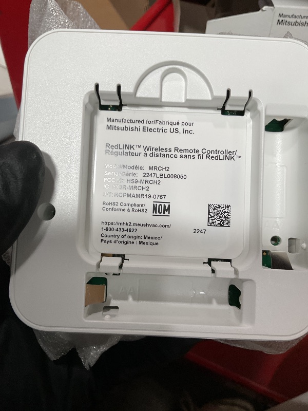 Photo 1 of *Unable to tested *Kumo Touch MHK2 RedLINK Wireless Thermostat & Receiver Kit