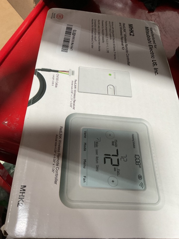 Photo 1 of *Unable to tested *Kumo Touch MHK2 RedLINK Wireless Thermostat & Receiver Kit