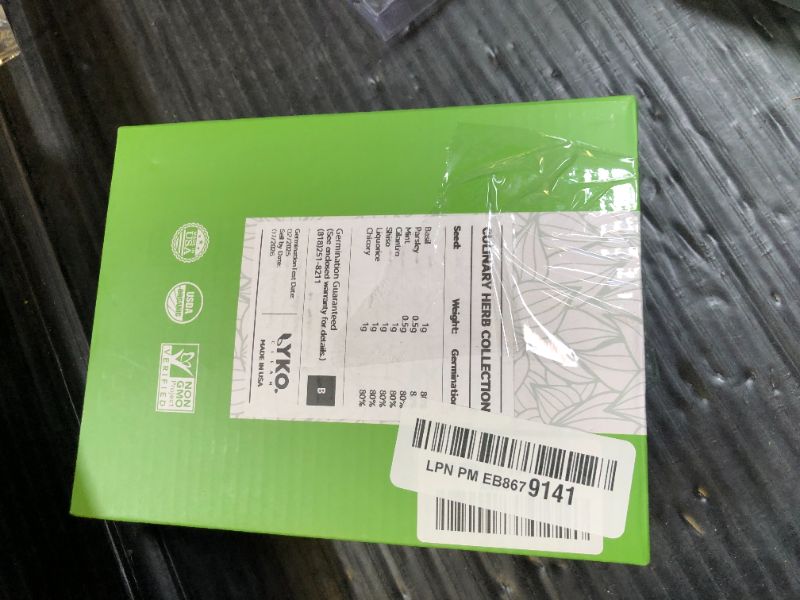 Photo 1 of LYKOCLEAN 7 Pods Herb Seed Pod Kit Compatible with AeroGarden, iDoo, Ahopegarden, GARDENCUBE Hydroponics Growing System, 350+ Seeds with Basil, Parsley, Mint, Cilantro