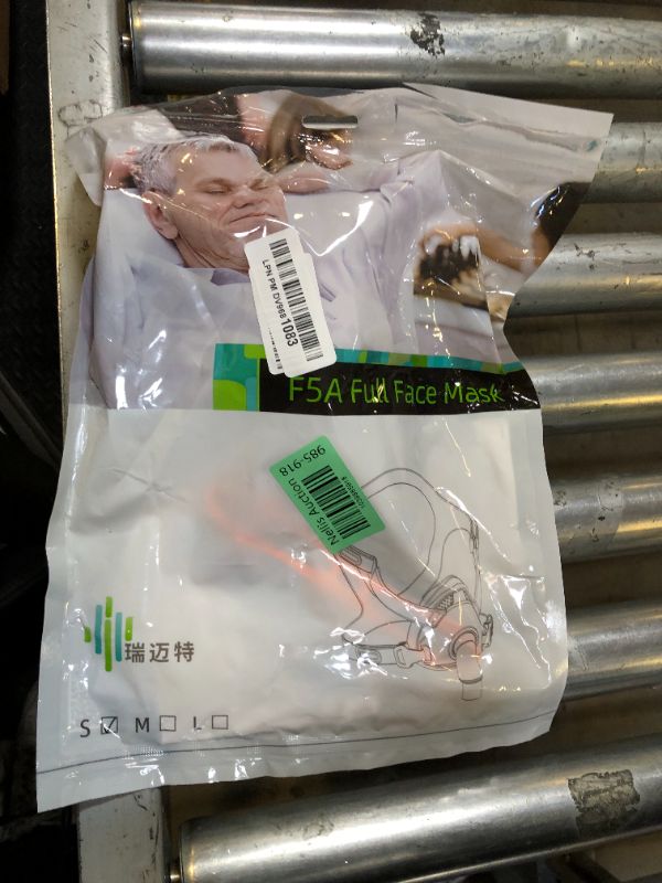 Photo 1 of CPAP Mask, Universal Full Face CPAP Masks Replacement Set, Soft Silicone CPAP Full Cover Assembly Kit, TMS Comfort Series Nasal CPAP MASK with Headgear, Elbow and Cushion, S Size