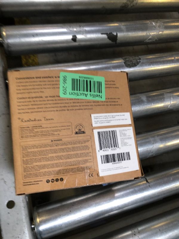 Photo 1 of 2-Pack Waterproof Pack and Play Sheets, Mini Crib Sheets Fitted for Boy, Girl - 38 x 26 Viscose from Bamboo Pack N Play Mattress Sheets for Graco, Toddler Playard Baby Crib Sheets Neutral (Blue Flax)