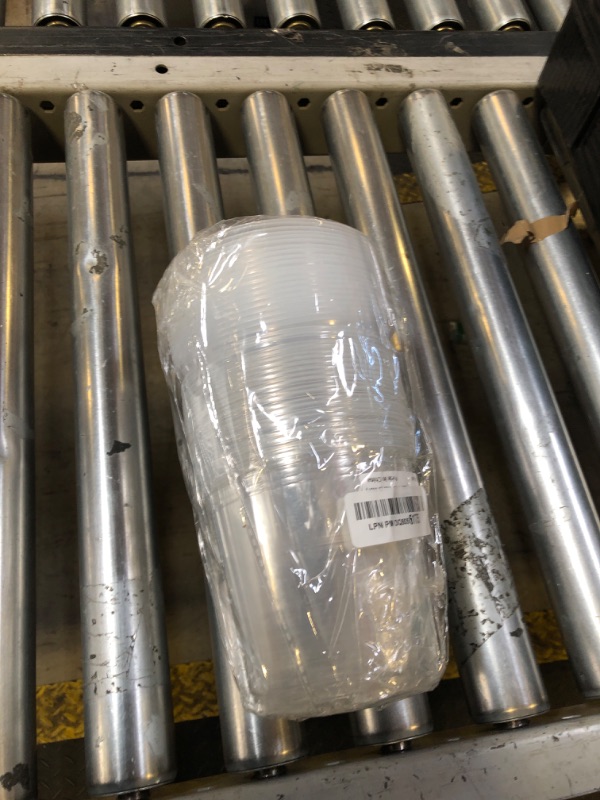 Photo 1 of TAQIXI 20 Pack 5 Inch Clear Nursery Pots,Plastic Transparent Plant Pot with Drainage Holes and Saucers,Plant Pot Seed Starter Pots for Succulents (5 Inch)