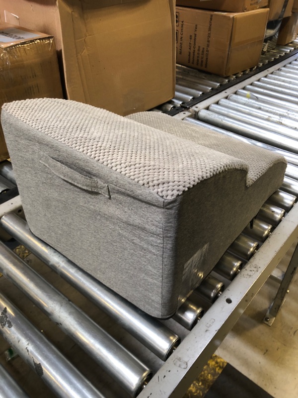 Photo 1 of Topmart High Density Extended Foam Dog Ramp&Steps 2 Tiers,11.8" High,Non-Slip Dog Stairs,Soft Foam Pet Ladder with Waterproof Cover,Best for Injured,Older Cats,Pets with Joint Pain