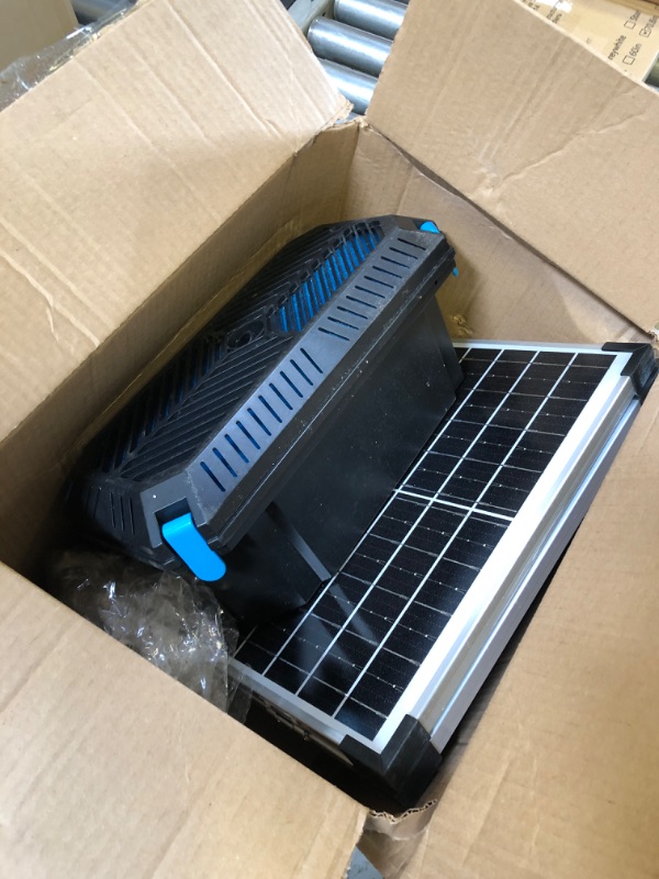 Photo 1 of POPOSOAP 55W Solar Fountain Pump with Pond Filter Box, Solar Pond Pump 580GPH Adjustable Flow, Pond Filters for Outdoor Ponds Fish Tank Pool Waterfall Koi Pond Water Features