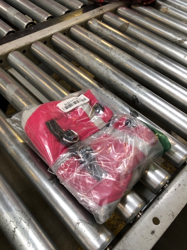 Photo 1 of FUAMEY Dog Coat - Warm Winter Jacket with Padded Fleece, Reflective, Waterproof & Windproof, Built-in Harness, Rose Red, Small