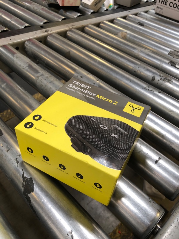 Photo 1 of Tribit StormBox Micro 2 Wireless Portable Speaker: 10W Loud Deep Bass Sound, IP67 Waterproof Bike Speaker with Bluetooth 5.3, 12Hrs Playtime, TWS Pairing for Camping Travel Hiking