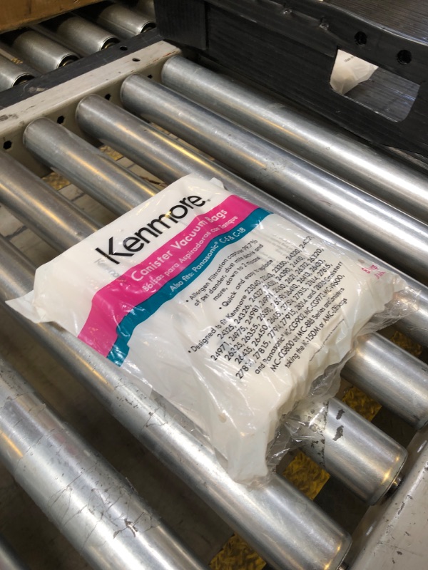 Photo 1 of Kenmore 50104 8 Pack Style C/Q Canister Vacuum Bags