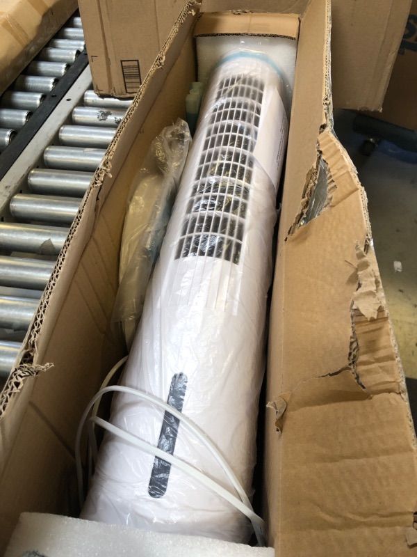 Photo 1 of Windowless Portable Air Conditioners, 37’’ Evaporative Air Cooler w/Remote, 2.5L Water Tank & 4 Ice Packs, 12H Timer Auto-off, 70° Oscillating, Quiet Cooling Tower Fan For Bedroom Living Room Office