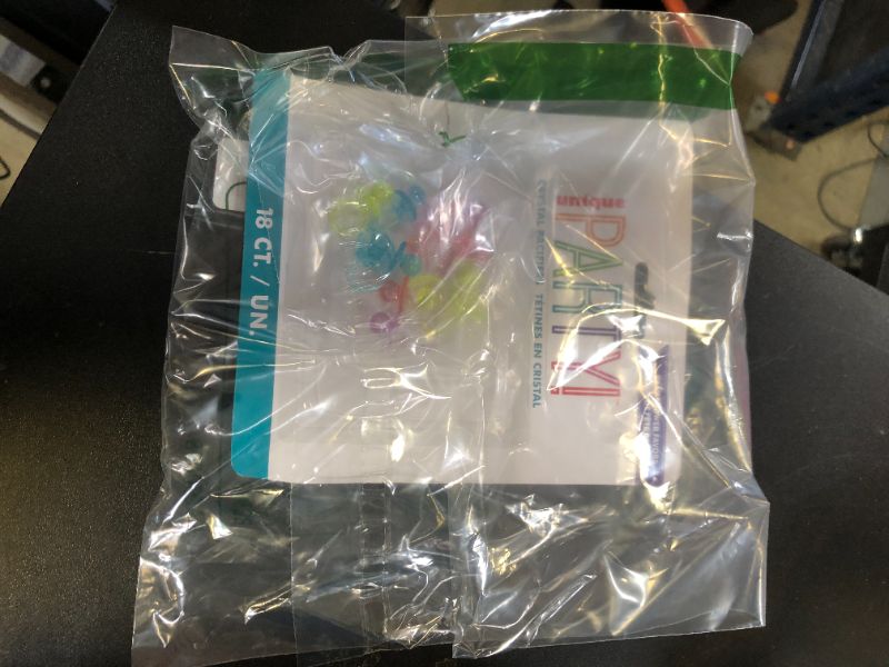 Photo 1 of Assorted Color Mini Plastic Pacifier Favors - 1", 18 Count - Perfect for Baby Showers and Parties