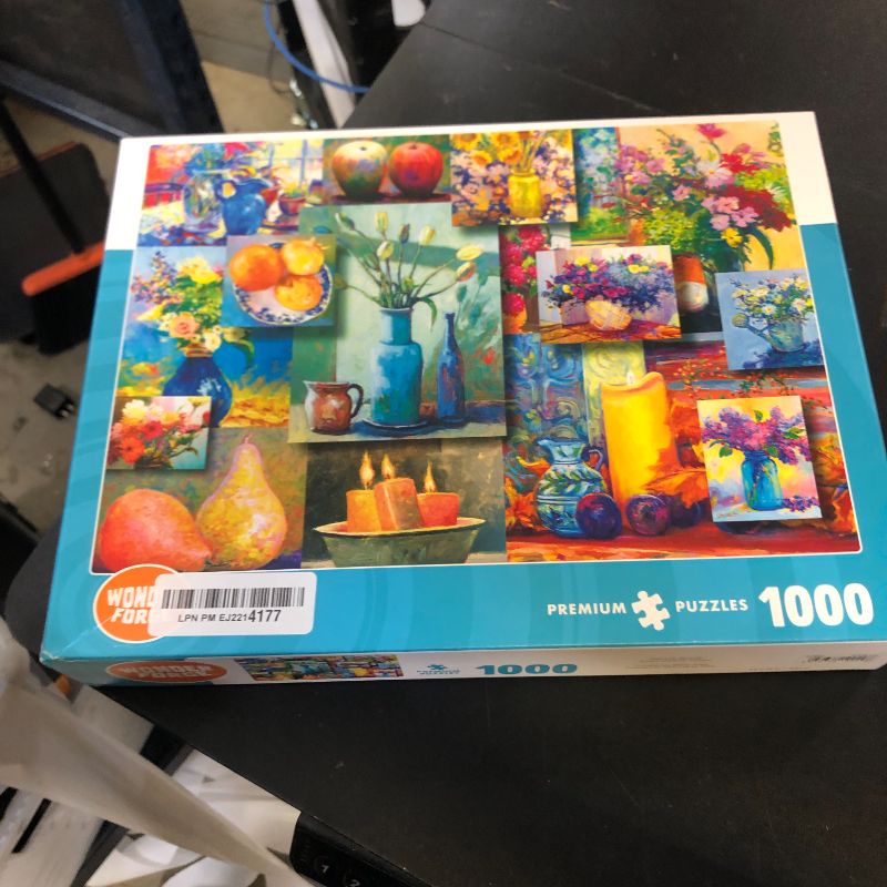 Photo 1 of Wonder Forge Still Life Beauty 1000 Piece Jigsaw Puzzle for Adults | Unique, Perfectly-Fitting Pieces | Fun, Vibrant Imagery | Amazon Exclusive
