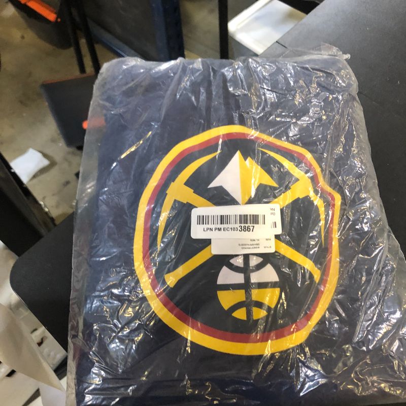 Photo 1 of Outerstuff NBA Youth 8-20 Team Color Primary Logo Pullover Fleece Sweatshirt Hoodie- Denver Nuggets Navy Home X-Large 18-20