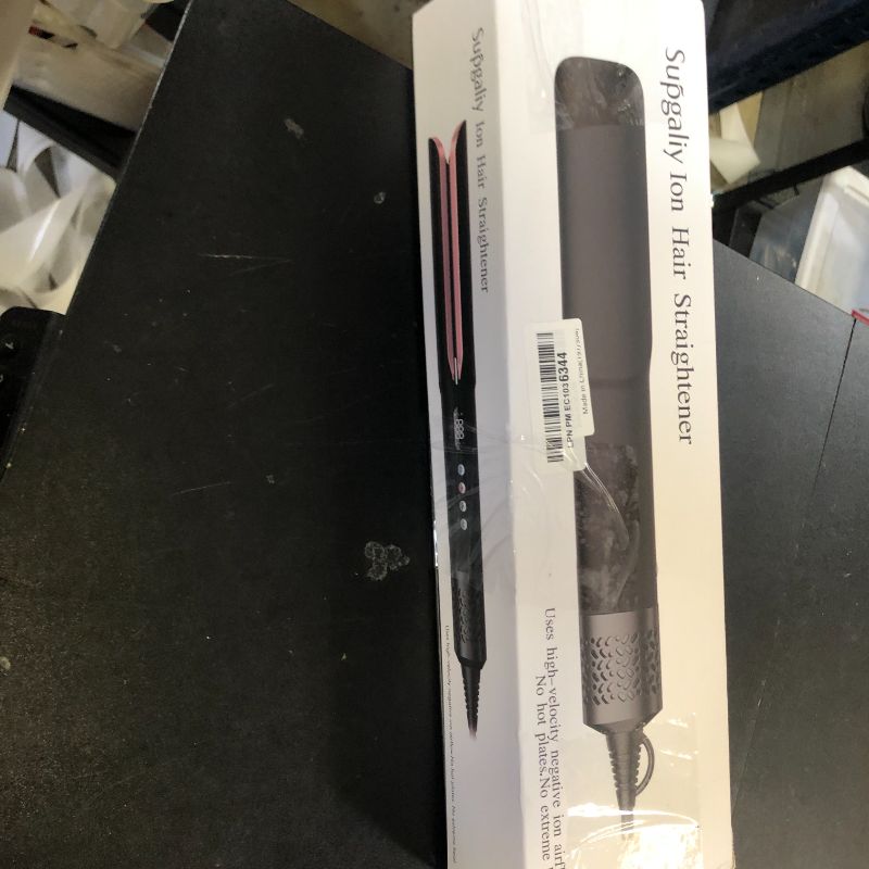 Photo 1 of Hair Straightener - 2 in 1 Wet to Dry Hair Dryer and Straightener with High-Speed Airflow + Rapid Heat-Up + Customizable Temperature + LCD Display & Auto Shut-Off + No Heat Damage for All Hair Types