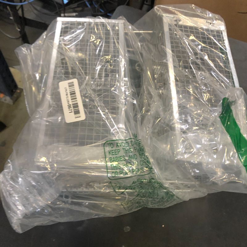 Photo 1 of 2 Packs Humane Rat Trap Outdoor, Wanqueen Humane Mouse Traps Indoor, Small Rodent Chipmunk Trap and Other Live Animal Cage Catch and Release