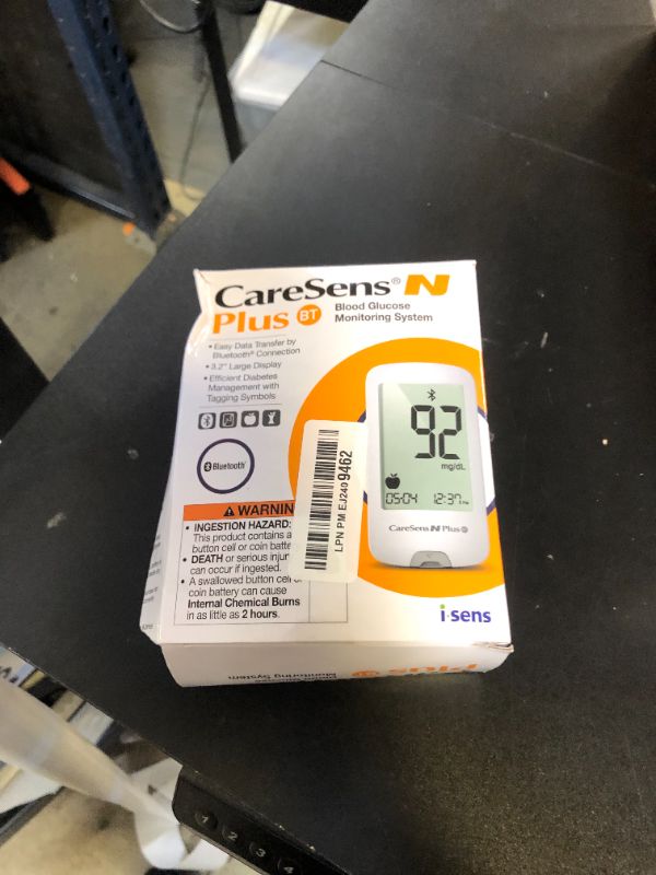 Photo 1 of CareSens N Plus Bluetooth Blood Glucose Monitor Kit with 100 Blood Sugar Test Strips, 100 Lancets, 1 Blood Glucose Meter, 1 Lancing Device, Travel Case for Diabetes Testing Kit (Auto-Coding Glucometer kit with 1 Control Solution)