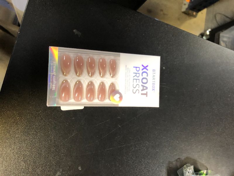 Photo 1 of BTArtbox Press On Nails Almond - Cat Eye Press On Nails Medium Fake Nails with 3D Sculpting Metallic Design, Supremely Fit & Glossy Glue On Nails in 15 Sizes for Gift, Knightshield