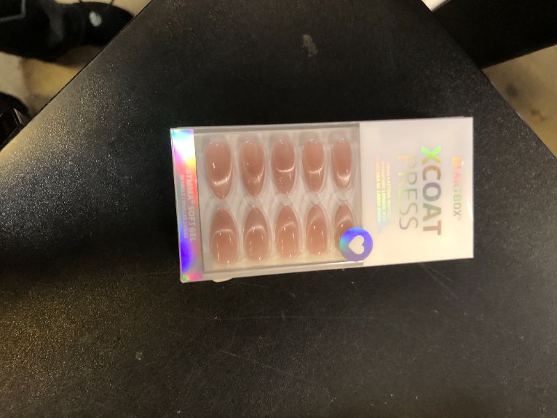 Photo 1 of BTArtbox Press On Nails Almond - Spring Cat Eye Press On Nails Medium, French Tip Soft Gel Nails for Daily Nail Art, Fake Nail Extensions In 15 Sizes - 30 Nail Kit, Liquid Radiance