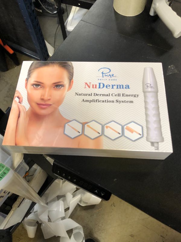 Photo 1 of NuDerma Handheld Skin Therapy Wand Machine w/Neon – Anti-Aging - Skin Tightening - Wrinkle Reducing - Dark Circles – Clarifying - Hair & Scalp Stimulator