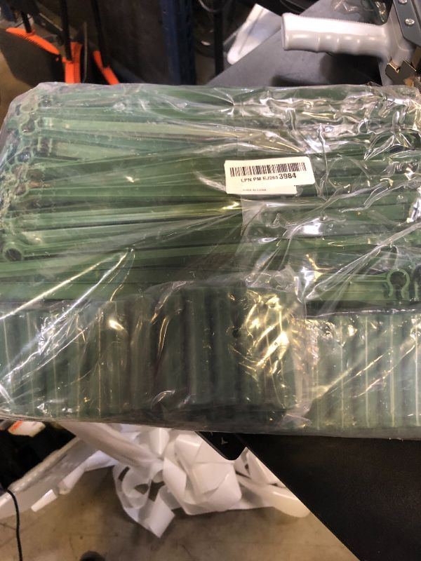 Photo 1 of Halatool 8 Pack Green Tomato Cages, Up to 63in(5.2FT) Adjustable Tall Tomato Plant Support, Garden Stakes Tomato Trellis for Pots & Vegetables Flowers