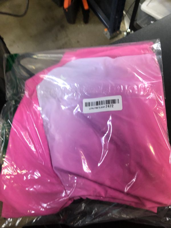 Photo 1 of Hurley Girls Long Sleeve Rash Guard 2-Piece Swimsuit, China Rose, 8