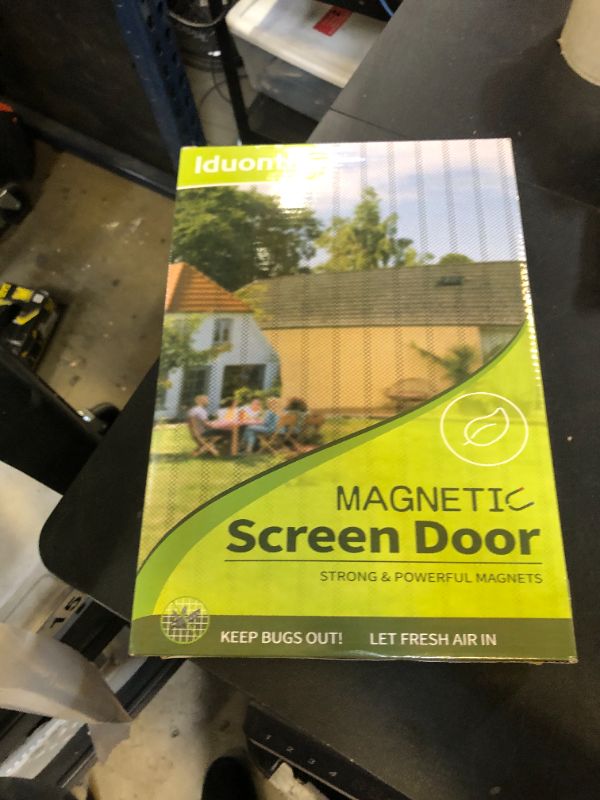 Photo 1 of Magnetic Screen Door - Fit for Door Size:36 x 82 Inch, Screen Itself Size:38"x83", Hands Free Mesh Partition,Heavy Duty Curtain Keeps Bugs Out, Frame Hook & Loop, Pet and Kid Friendly