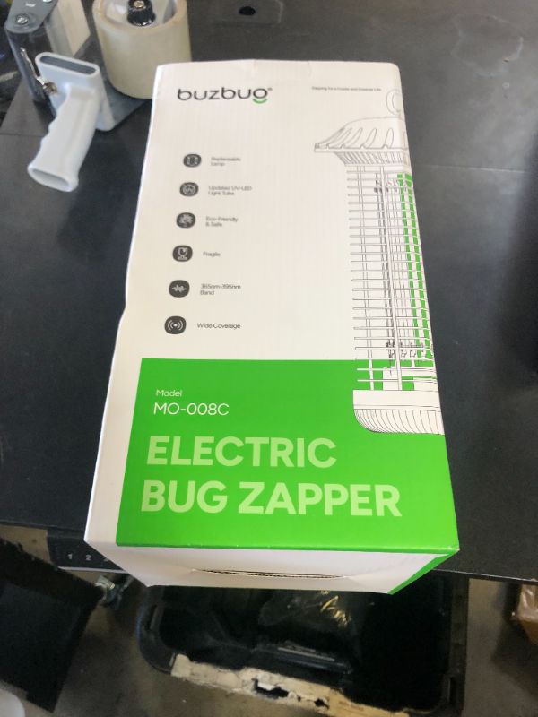 Photo 1 of Buzbug LED Bug Zapper Indoor Outdoor, 10 Years Lifespan, 6.5ft Power Cord, IPX4 Waterproof, High-Voltage, Mosquito Zapper, Fly Trap Mosquito Trap, Fly Killer Fly Zapper -MO008C